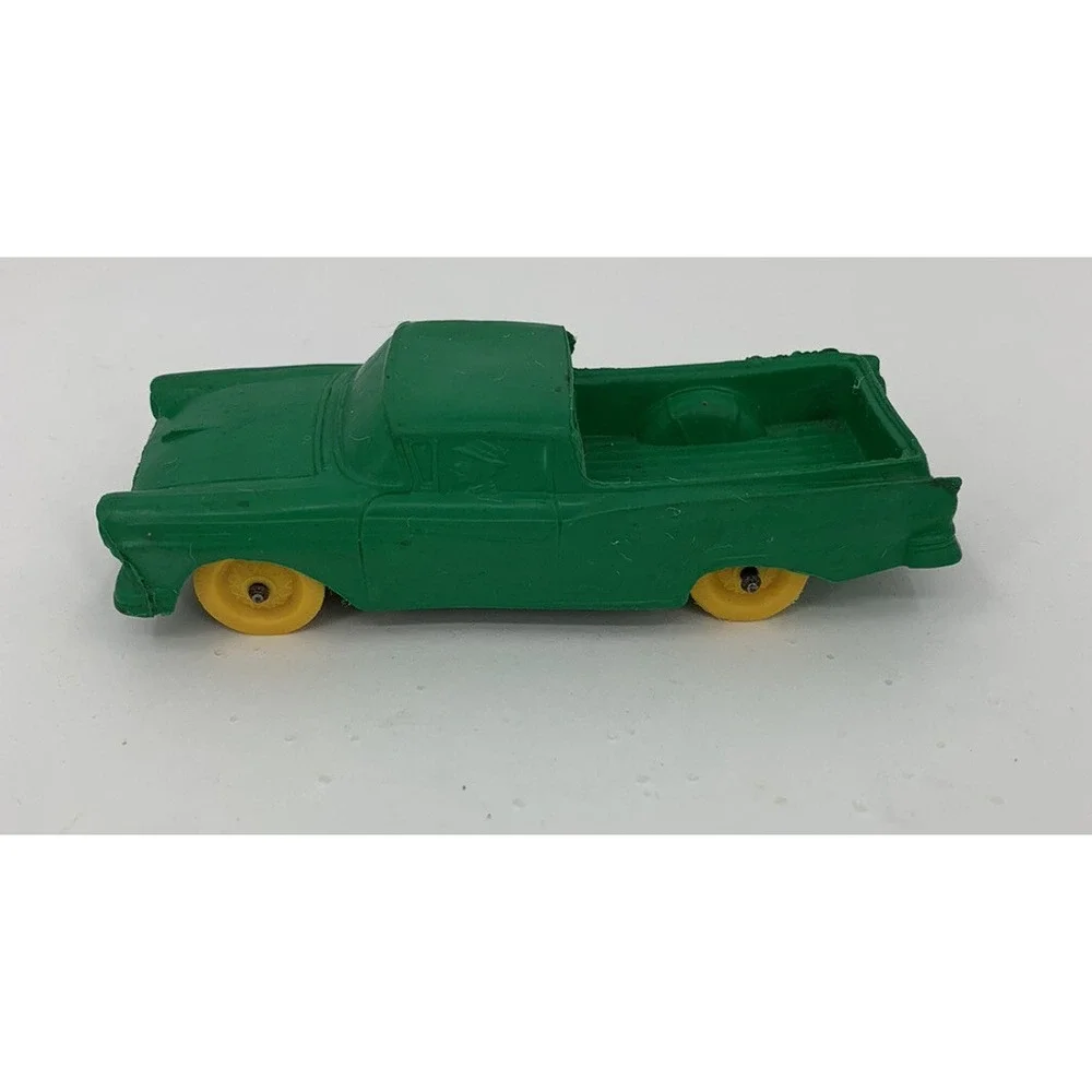 Vintage Auburn Rubber Green Pick Up Truck Rubber 5